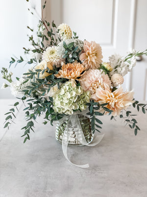 Glass vase Arrangement - Centerpiece