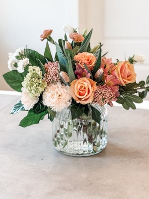 Glass vase Arrangement - Centerpiece