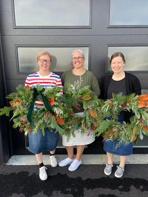 Christmas Wreath Class