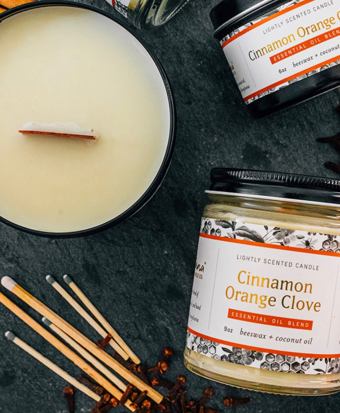 Cinnamon Orange Clove Essential Oil Wax Melts - Olivia's Flower Truck
