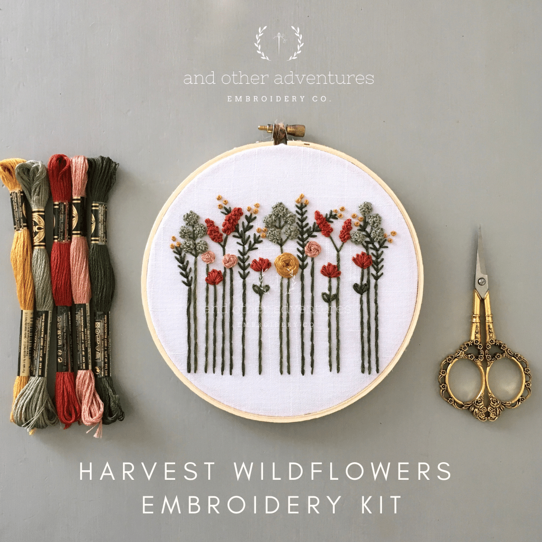 Wildflower Embroidery Kit – Cedar Creek Farmhouse